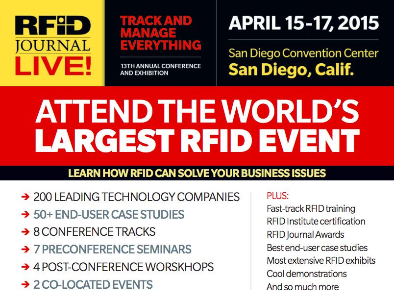 Invengo attends RFID Journal LIVE! (April 15-17), San Diego Calif